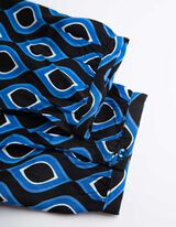 Midi haljina - LENZING&trade; ECOVERO&trade; - tamno-plava