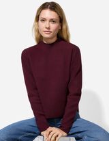 Pullover - Rollkragen - dunkellila