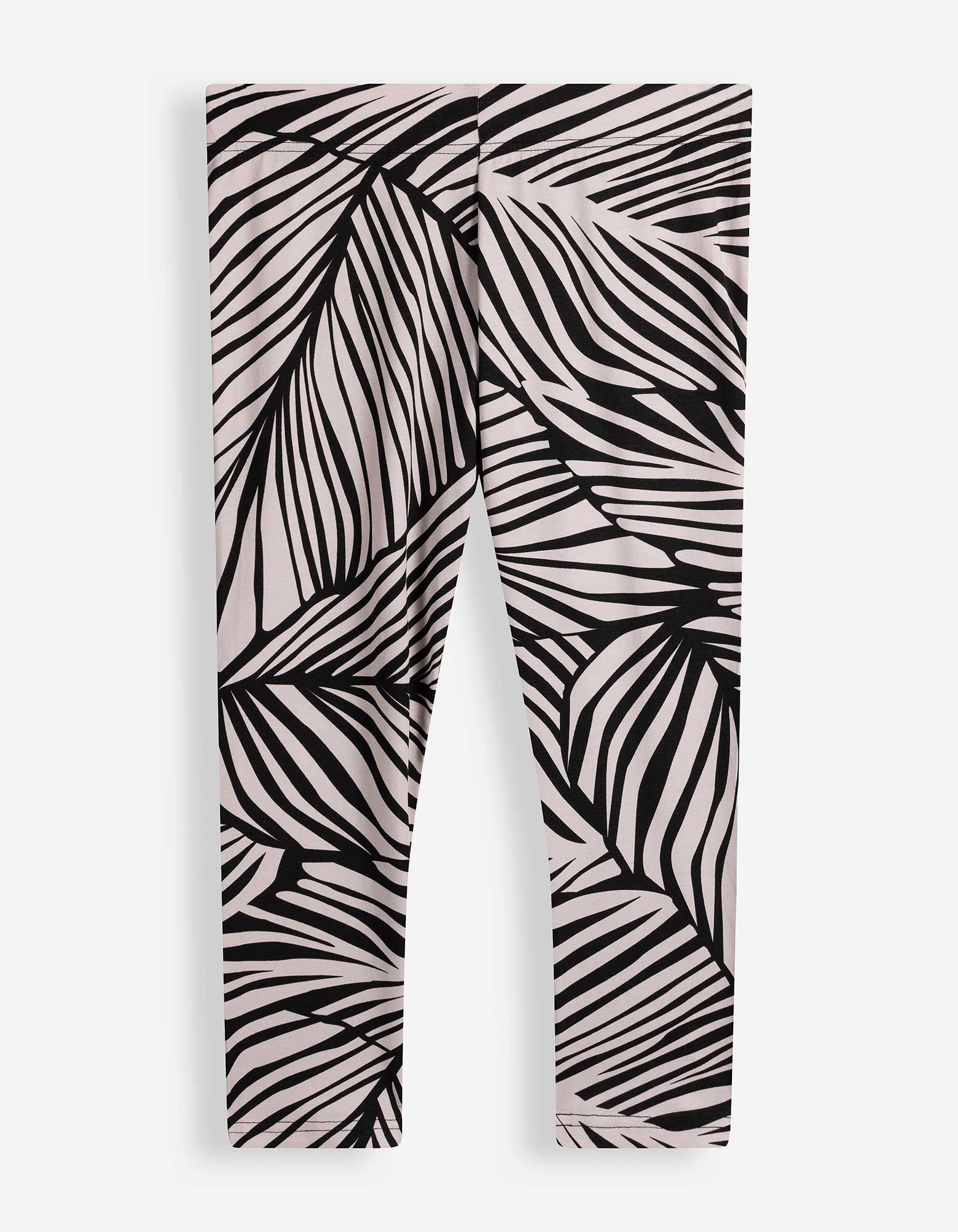 Leggings - Imprim&eacute; all-over - beige