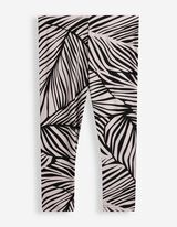 Leggings - Imprim&eacute; all-over - beige