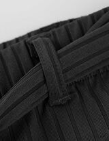 culotte  hlače - Pas za zavezovanje - temno siva