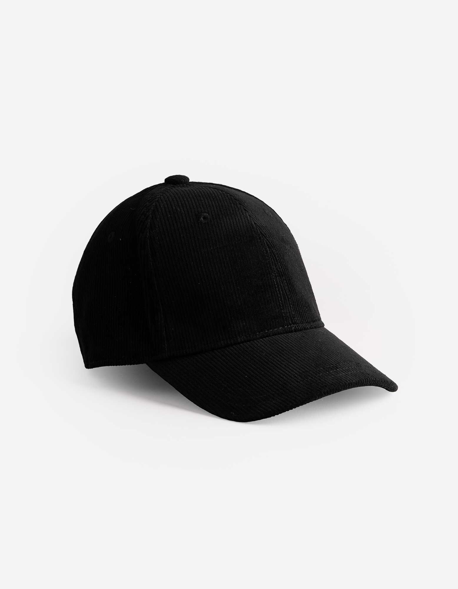 Basecap - Cord - Schwarz