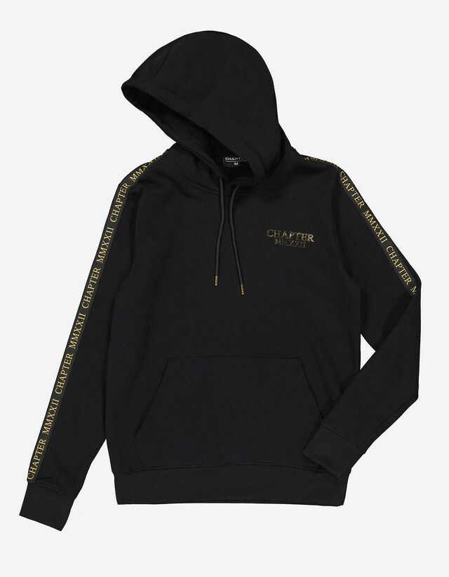 Herren Hoodie - Kontraststreifen
