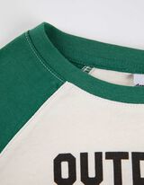 Maglia a manica lunga - Stampa - bianco