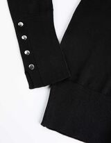 Pul&oacute;ver - Viszk&oacute;zkever&eacute;k - fekete