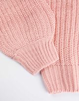 Vest - Grof breisel - roze