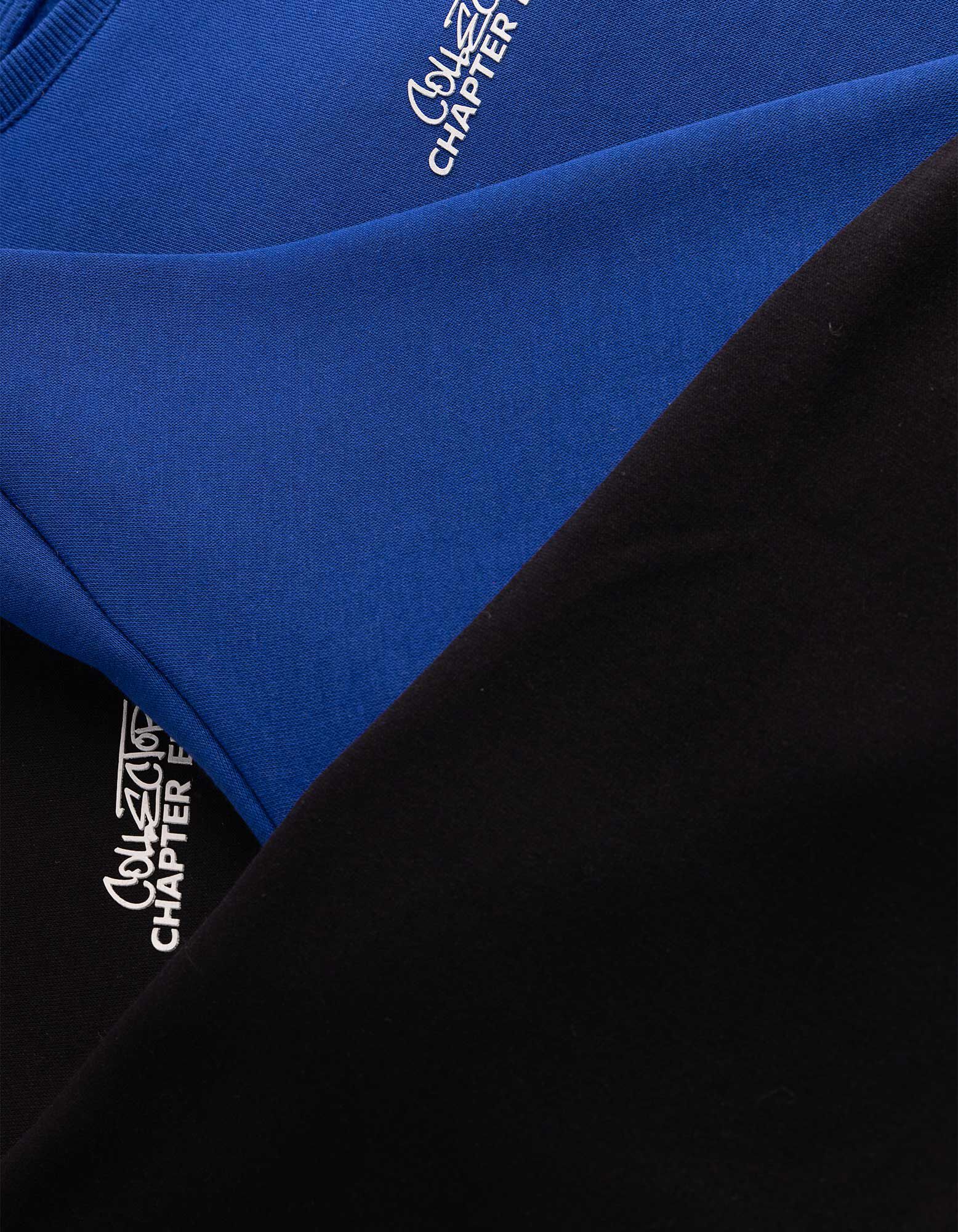 Sweatshirt - 2er-Set - Schwarz