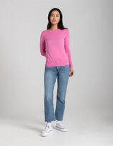 Pulover - Viskozna me&scaron;anica - pink