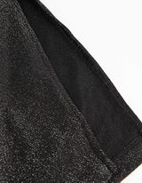 Midi-jurk - Lurex - zwart