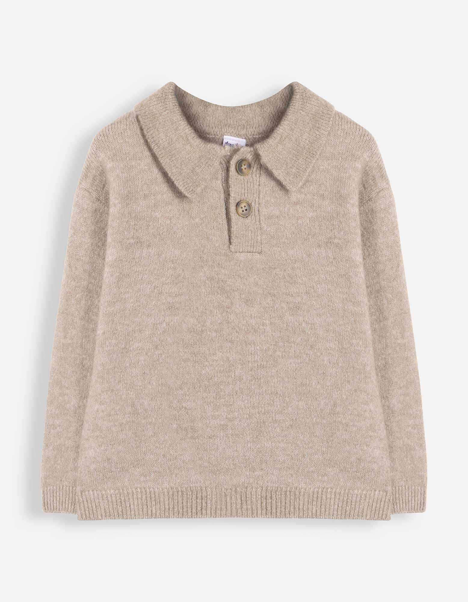Pull-over - Fine maille - beige