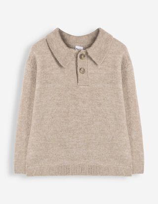 Pull-over - Fine maille - beige