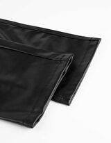 Kelnės - Dirbtinė oda - juodas