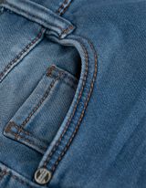 Pantaloncini di jeans - Orlo regolabile - celeste
