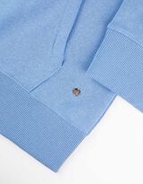 Dukserica sa kapuljačom - sa vezicom - svetlo-plava