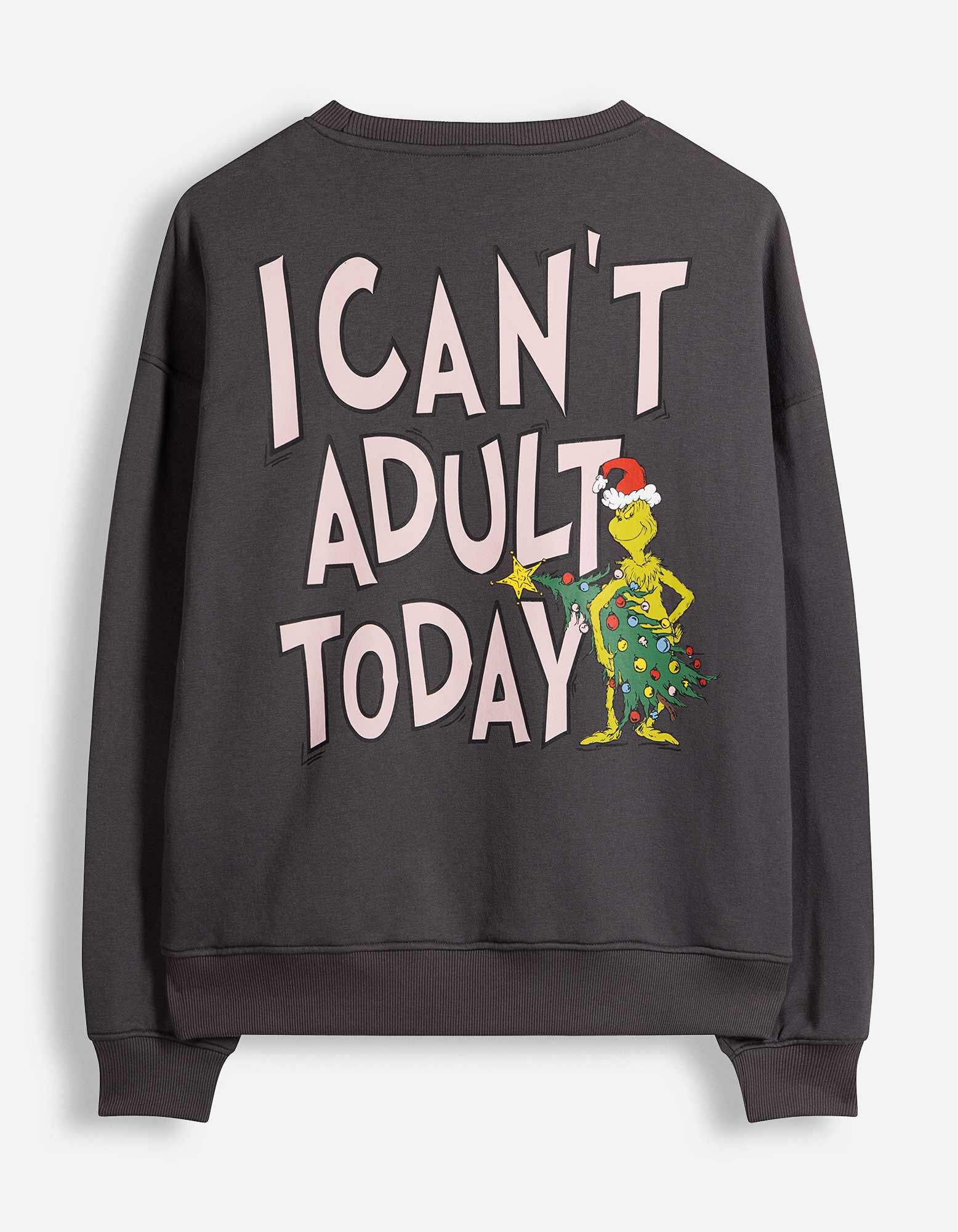Sweatshirt - Grinch - Donkergrijs