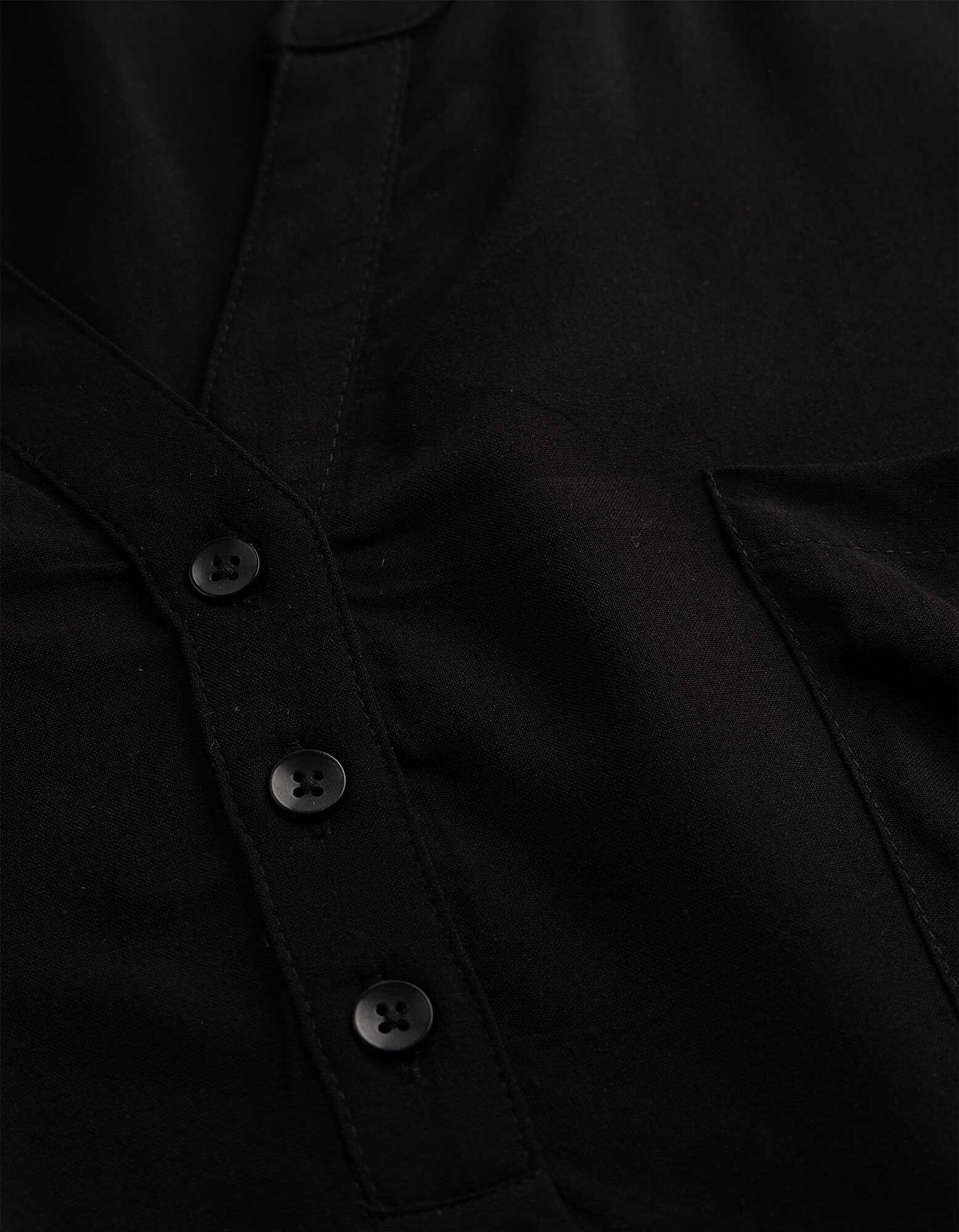 Bluse - Viskose - schwarz