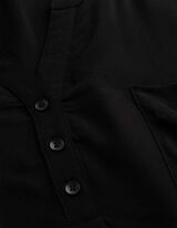 Bluse - Viskose - schwarz