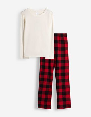 Pyjama set van shirt en broek - patroon - Veelkleurig