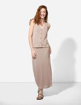 Maxirock - Viskose-Mix - beige