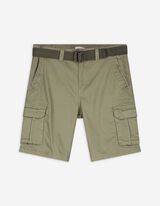 Cargoshorts - Gürtel - grün