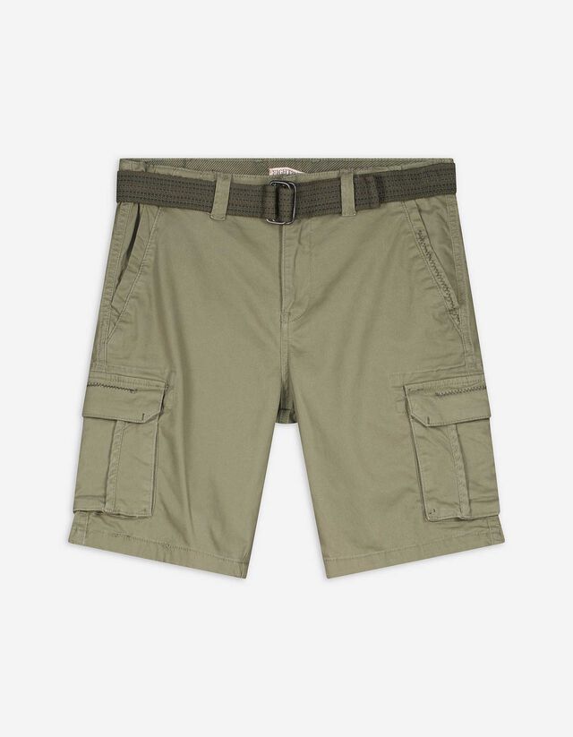 Cargoshorts - Gürtel - grün