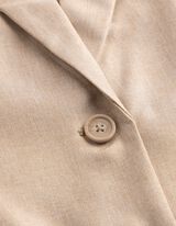 Lange Weste - Bindeg&uuml;rtel - beige