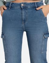 Jeans - Straight Fit - blau
