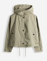 Jacke - Baumwoll-Mix - hellgr&uuml;n