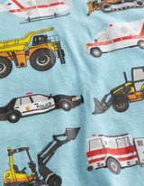 Shirt - Frontprint - hellblau