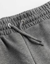 Joggingov&eacute; kalhoty - Třpytiv&yacute; potisk - seda