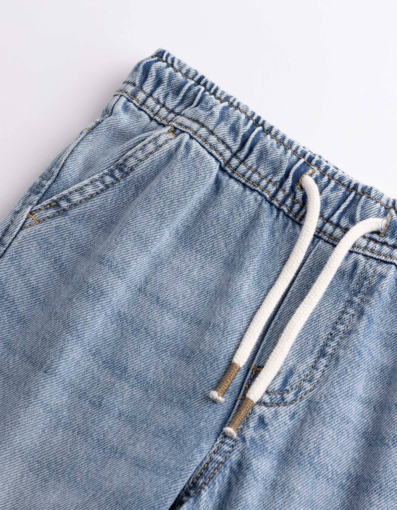 Jeans - Loose Fit - Hellblau