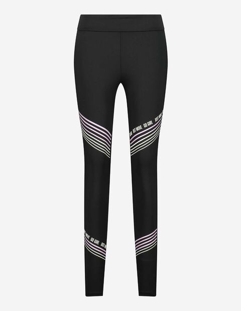 Takko Damen Leggings - schnelltrocknendes Material schwarz S