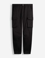 Cargohose - Twill - Schwarz