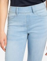 Jegging - Waseffecten - lichtblauw