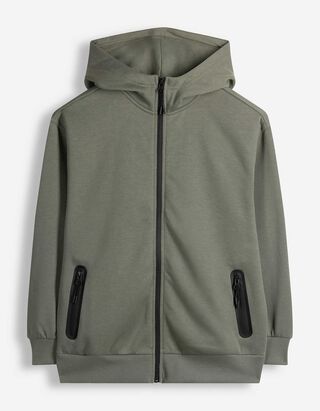 Sweatjacke - Oversized Fit - Khaki