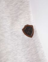 Majica s kapuljačom - Klokan-džep - svijetlo siva