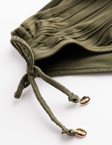 Badehose - Strukturiertes Material - Khaki