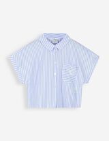 &nbsp;Set aus T-Shirt und Shorts - Stickereien - wei&szlig;