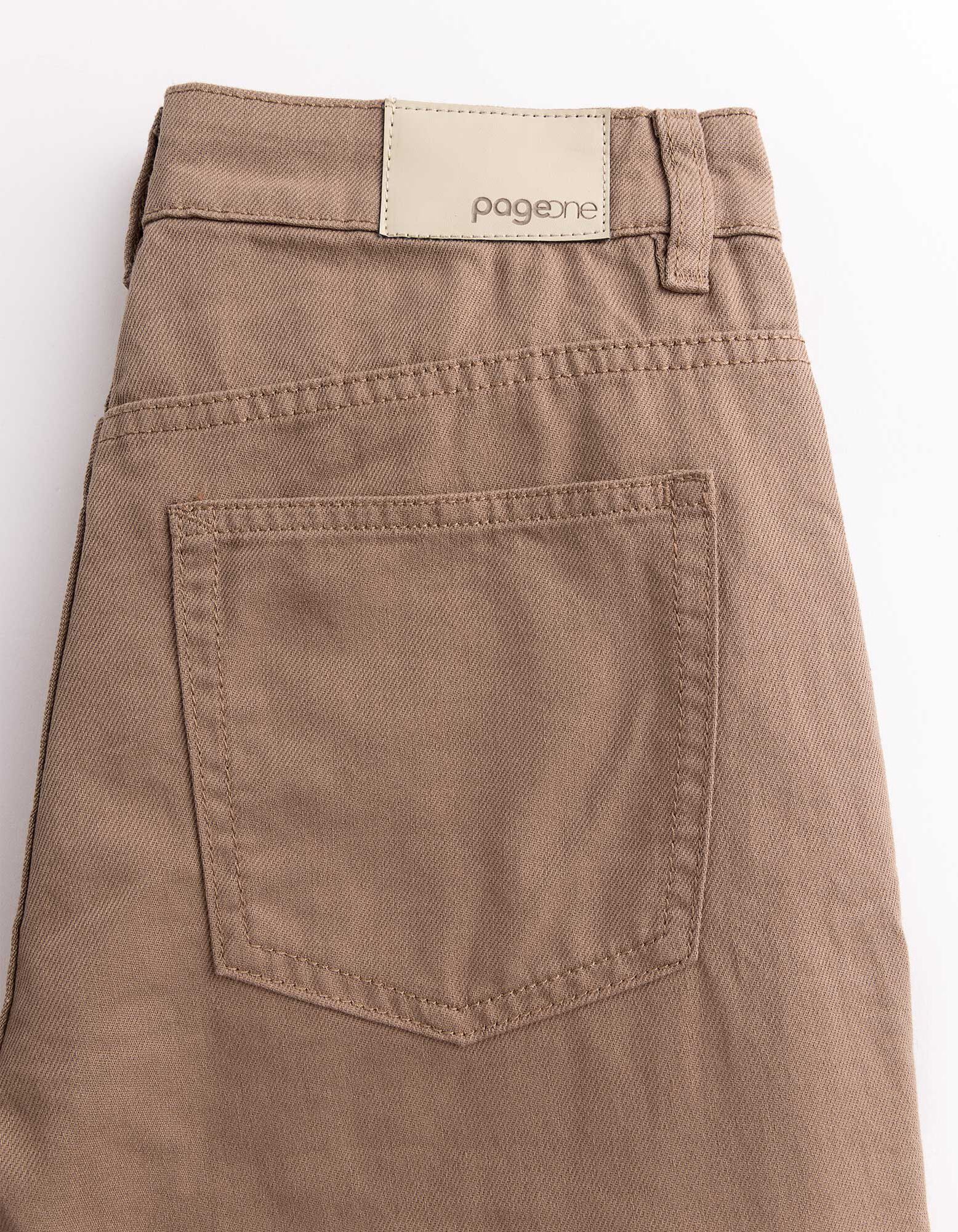 Jeans - Barrel Fit - Braun