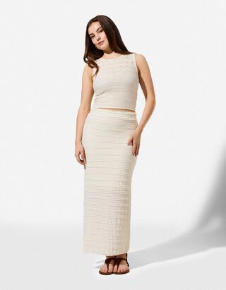 Maxirock - Spitze - Off-White