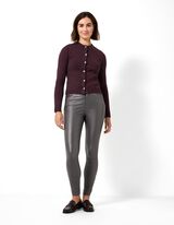Cardigan - Knopfleiste - Lila