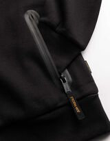 Sweatjacke - Stehkragen - schwarz