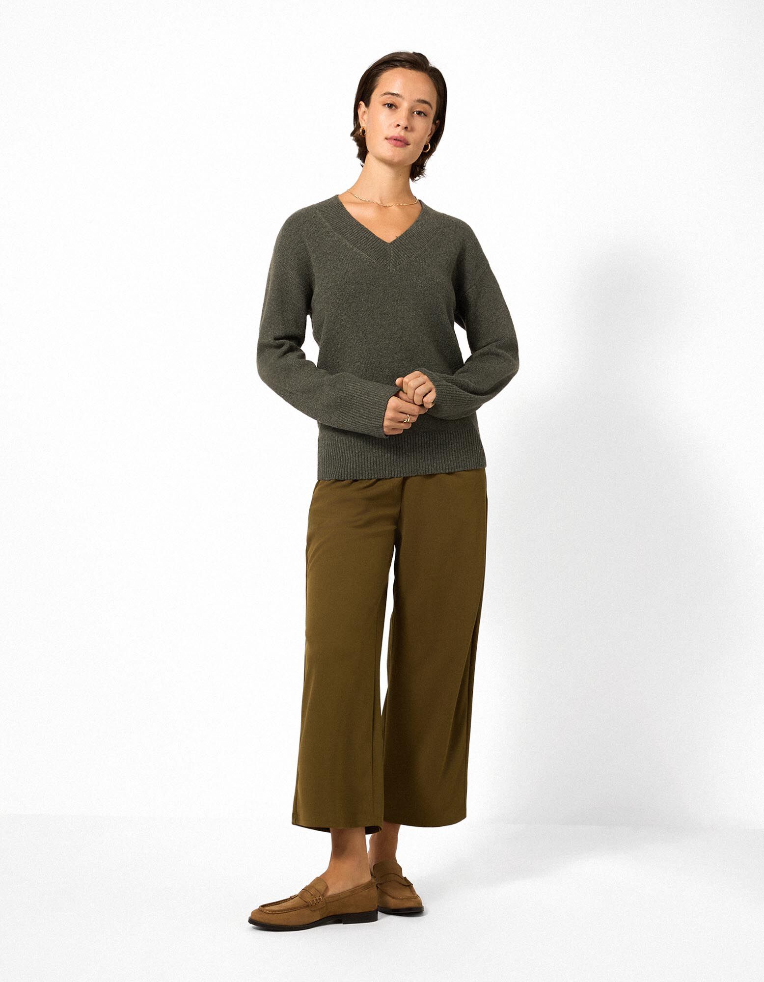 Pullover - Oversized Fit - Khaki