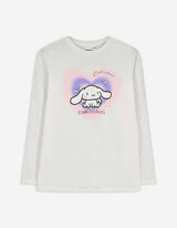 Langarmshirt - Hello Kitty - weiß