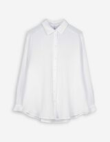 Camicia blusata - Mussola - bianco