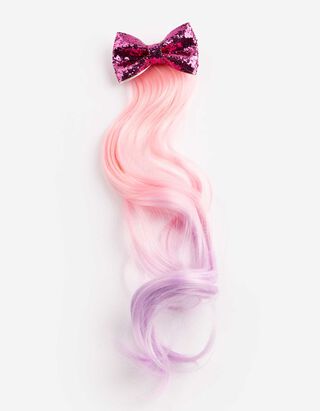 &Eacute;pingle &agrave; cheveux - Cheveux artificiels - rose