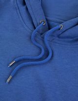 Majica s kapuljačom - mje&scaron;avina pamuka - tamno plava