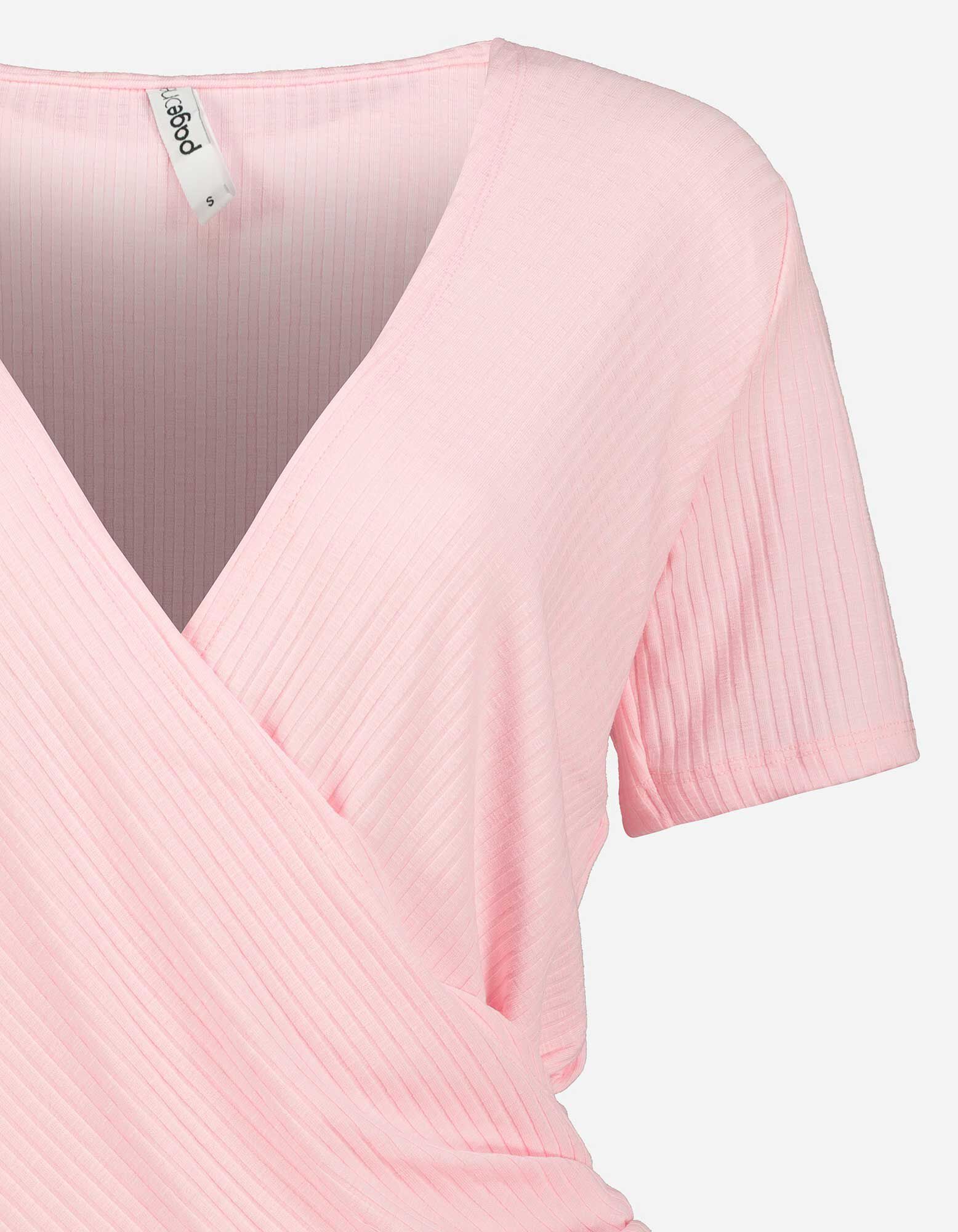 T-shirt - Teneur en viscose - Rose