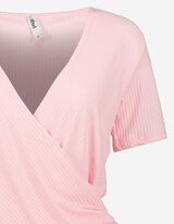 T-shirt - Teneur en viscose - Rose