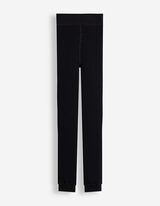 Leggings - einfarbig - Schwarz
